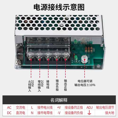 铭誉S足功率50-75W开关电源5V12V15V24V36V48V非标可做