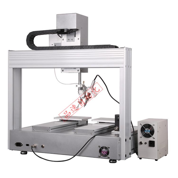 U动SB数据线器自焊自动焊锡接机双y轴动双工位桌面式旋转全自焊锡