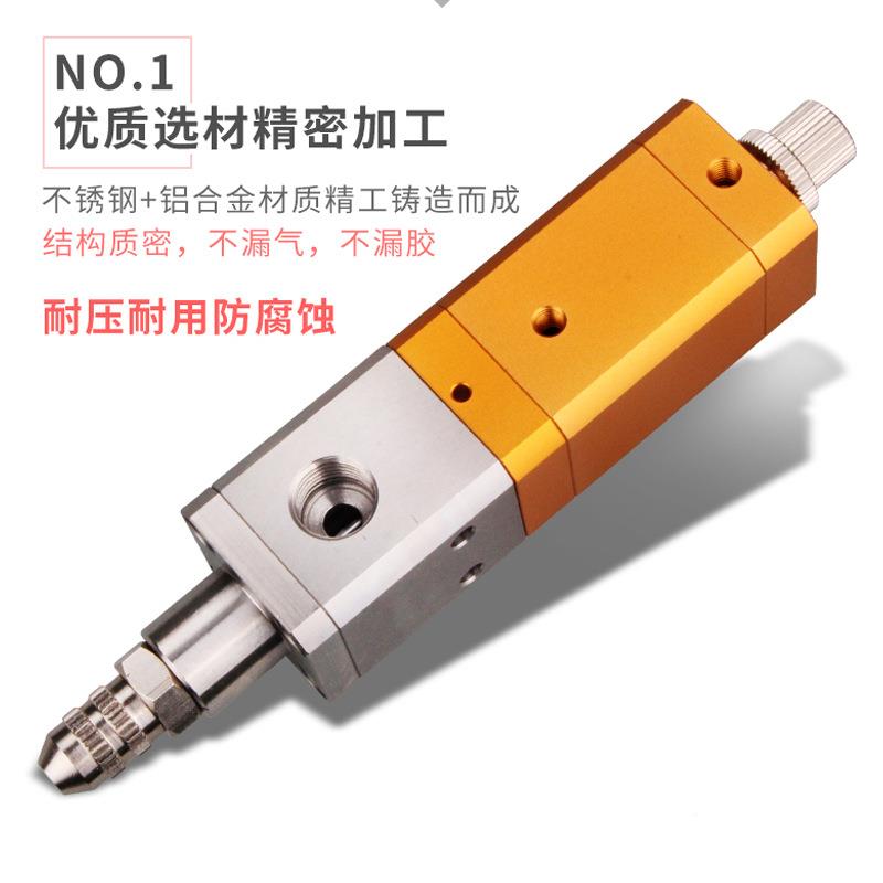 点M胶阀Y331回吸式气动精密点胶防滴漏中高粘度MY3131硅胶阀UV点