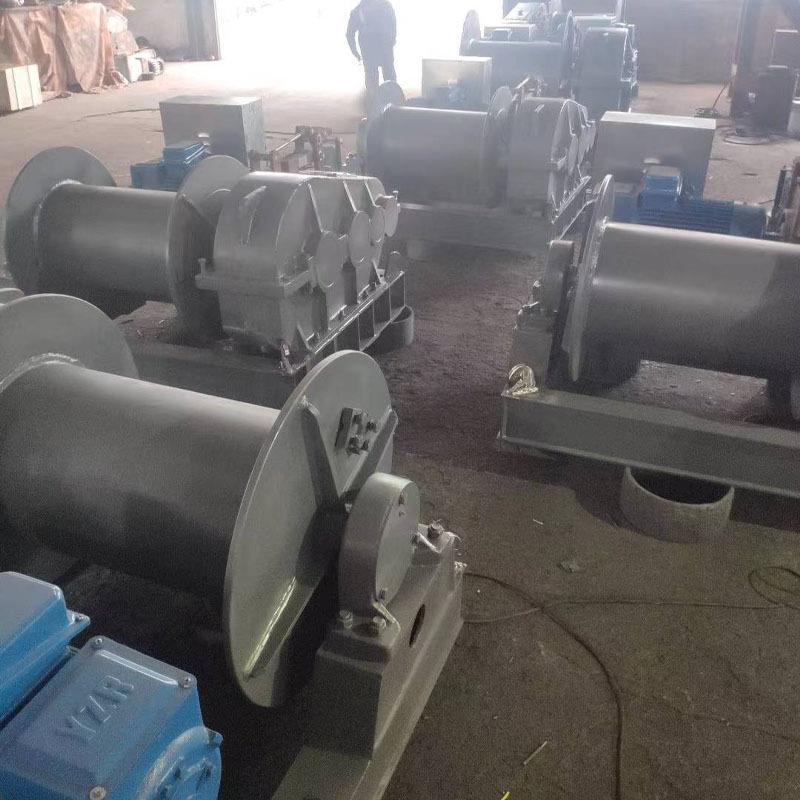 厂IDH供5吨1吨大中家型电动液压卷扬机双绳桶应电动液压变频卷扬0