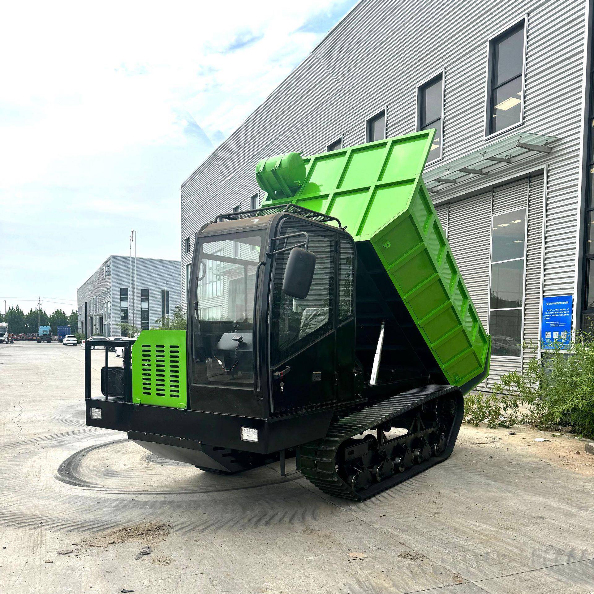 无品牌/拉沙拉土1吨履带运输车厂家0 工程运车料自卸地 全形履带