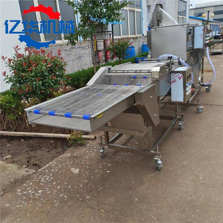 包浆豆腐浆上浆机豆上腐YH-200排浆裹粉油炸设备全自动鸡裹机