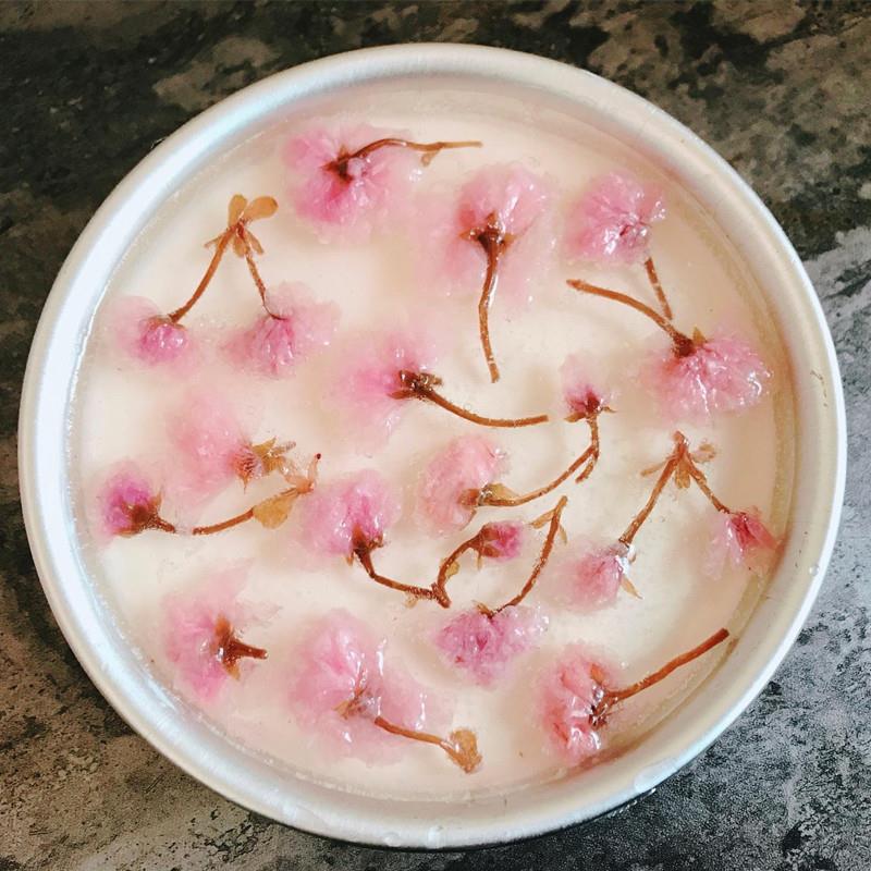 可食用糖樱花 盐渍樱花长柄重樱水信渍FBF玄八饼 烘焙原料慕斯蛋