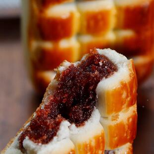 零山楂馅月饼无加蔗糖楂荞KGM麦山果肉酥饼传统手糕工点健康粗粮