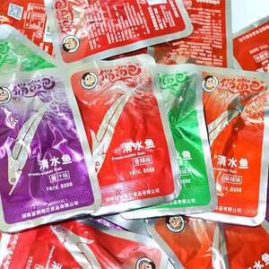 俏嘴巴清怀水鱼香辣麻辣口味8克每包0890后童年儿时旧红OBR网零食