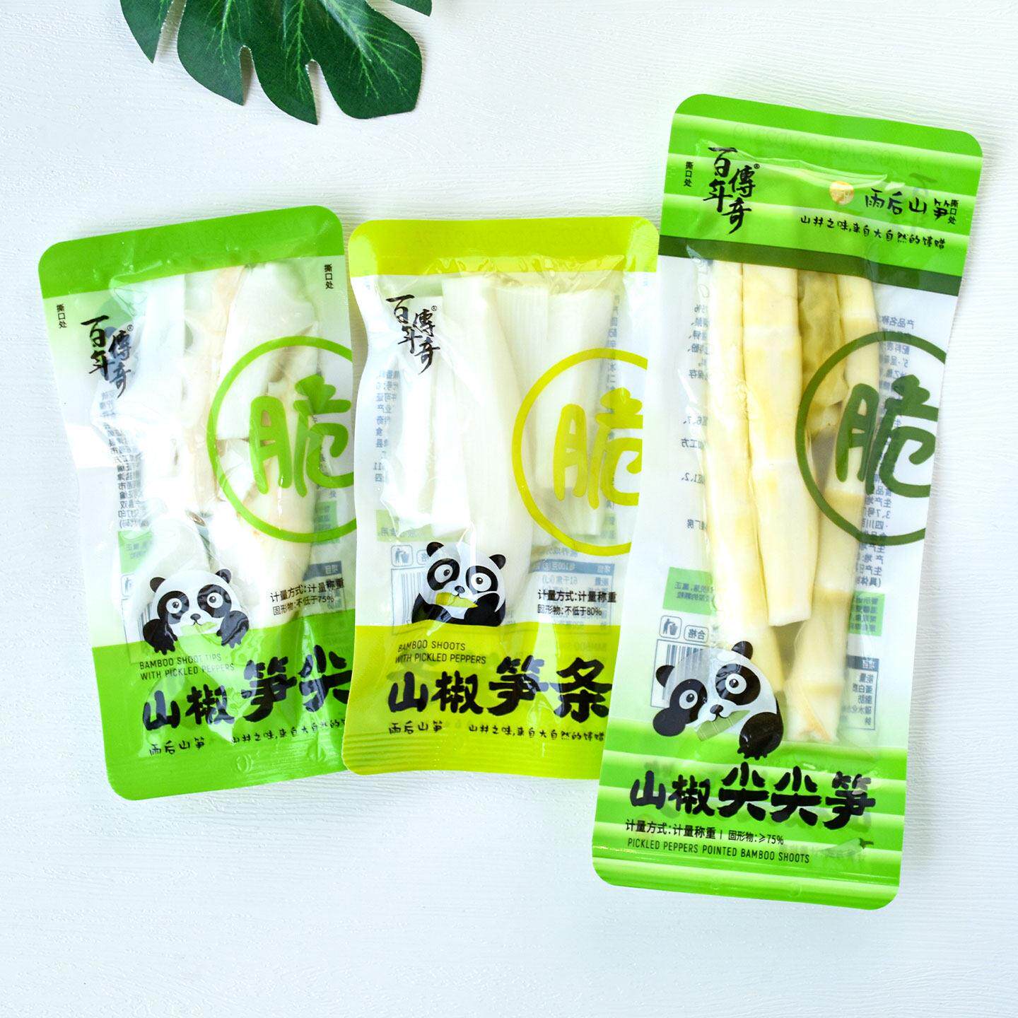 百年传奇山椒笋尖山椒味笋条散装泡椒味脆笋鲜笋酸辣开 袋即食零