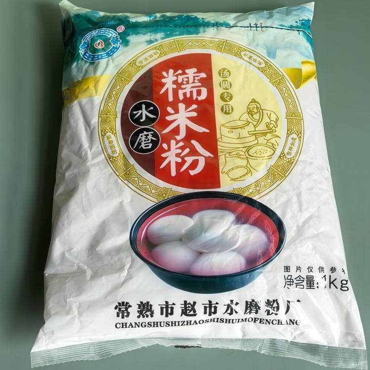 常熟群艺水磨糯米粉2斤/包装