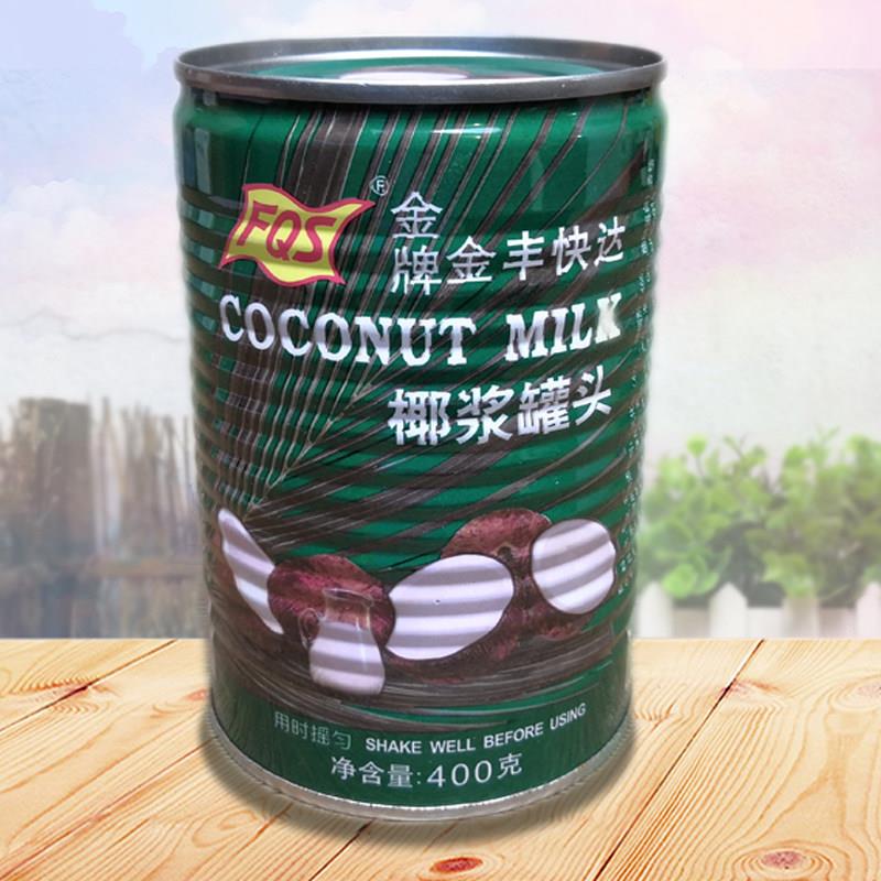 金牌金丰快达椰浆400g甜品牛奶糕点椰汁西米露搭档烘焙用原料辅料