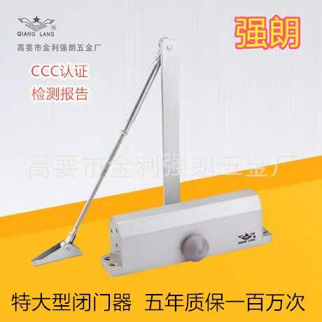 强朗特大号液压缓冲闭门器自动家用关门器静音3C认证