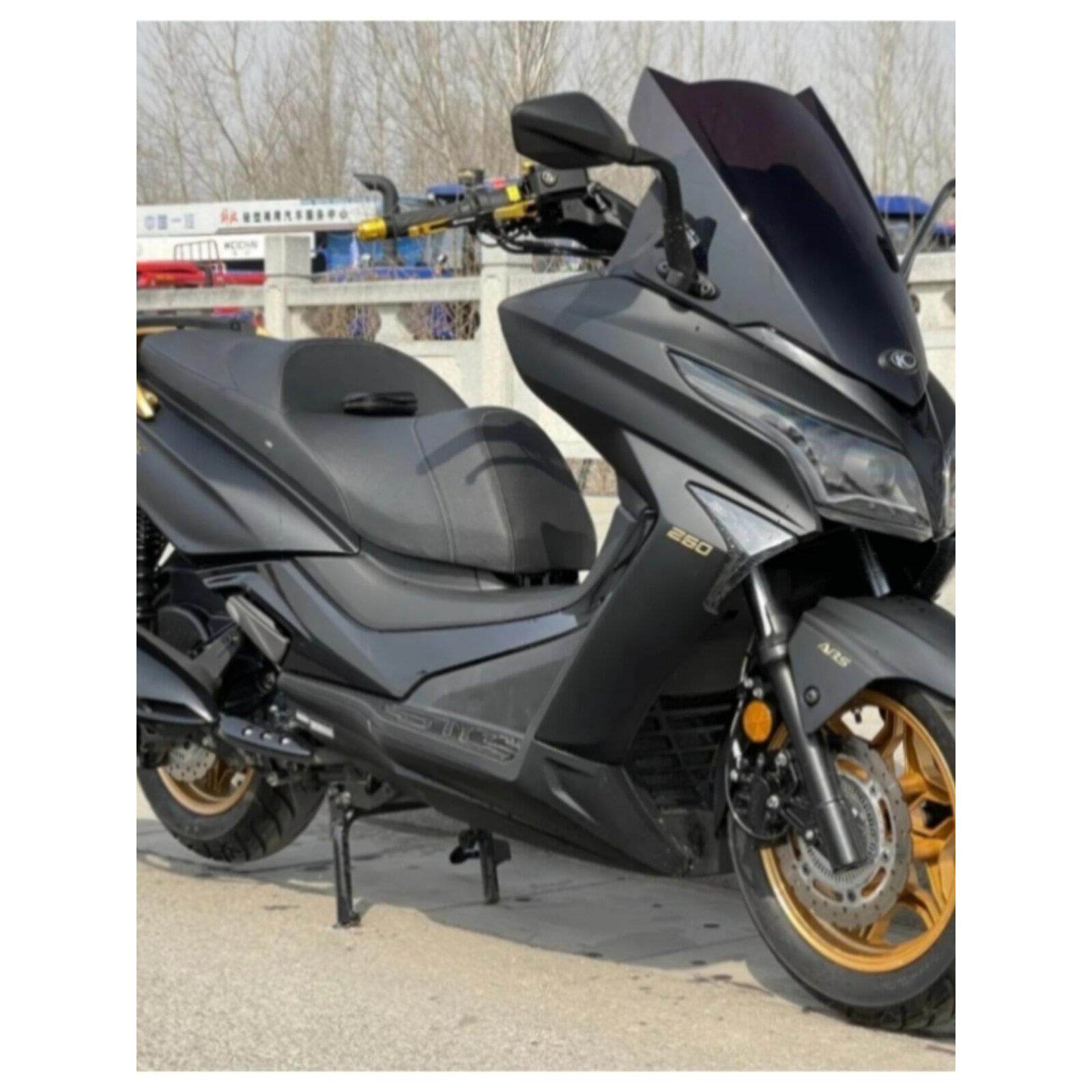 适用于CT250光阳赛艇250 300 S400改装后视镜前移 折叠倒车后视镜