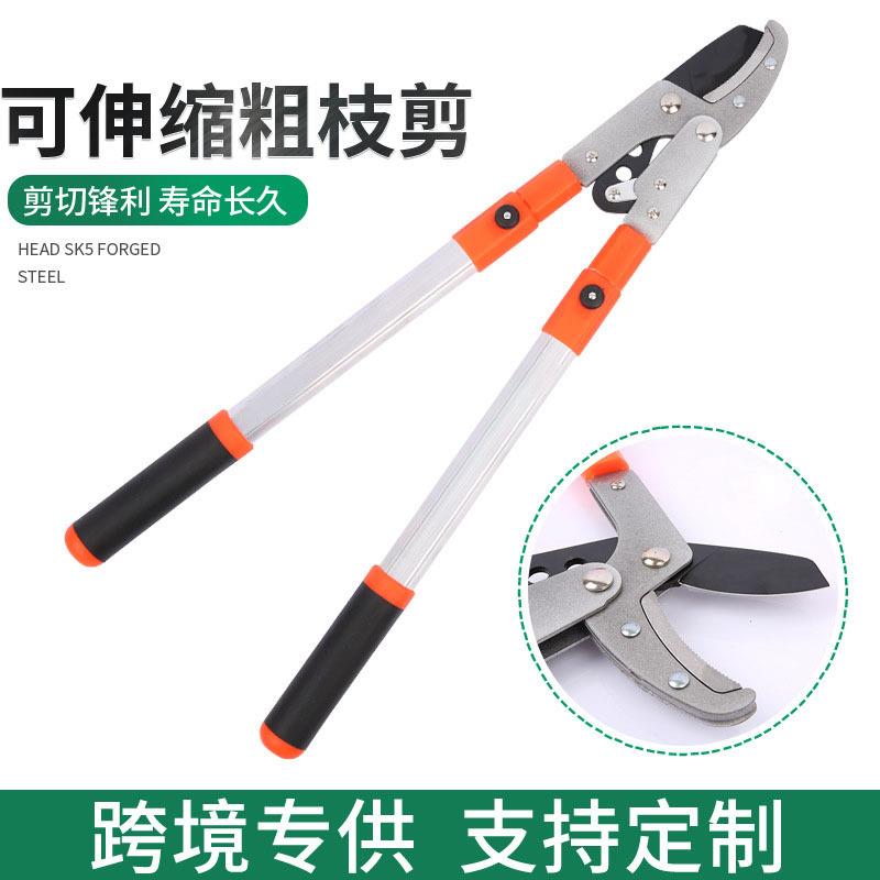 伸缩园艺粗枝剪耐用大力剪果树高枝剪加长省力园林修枝工具