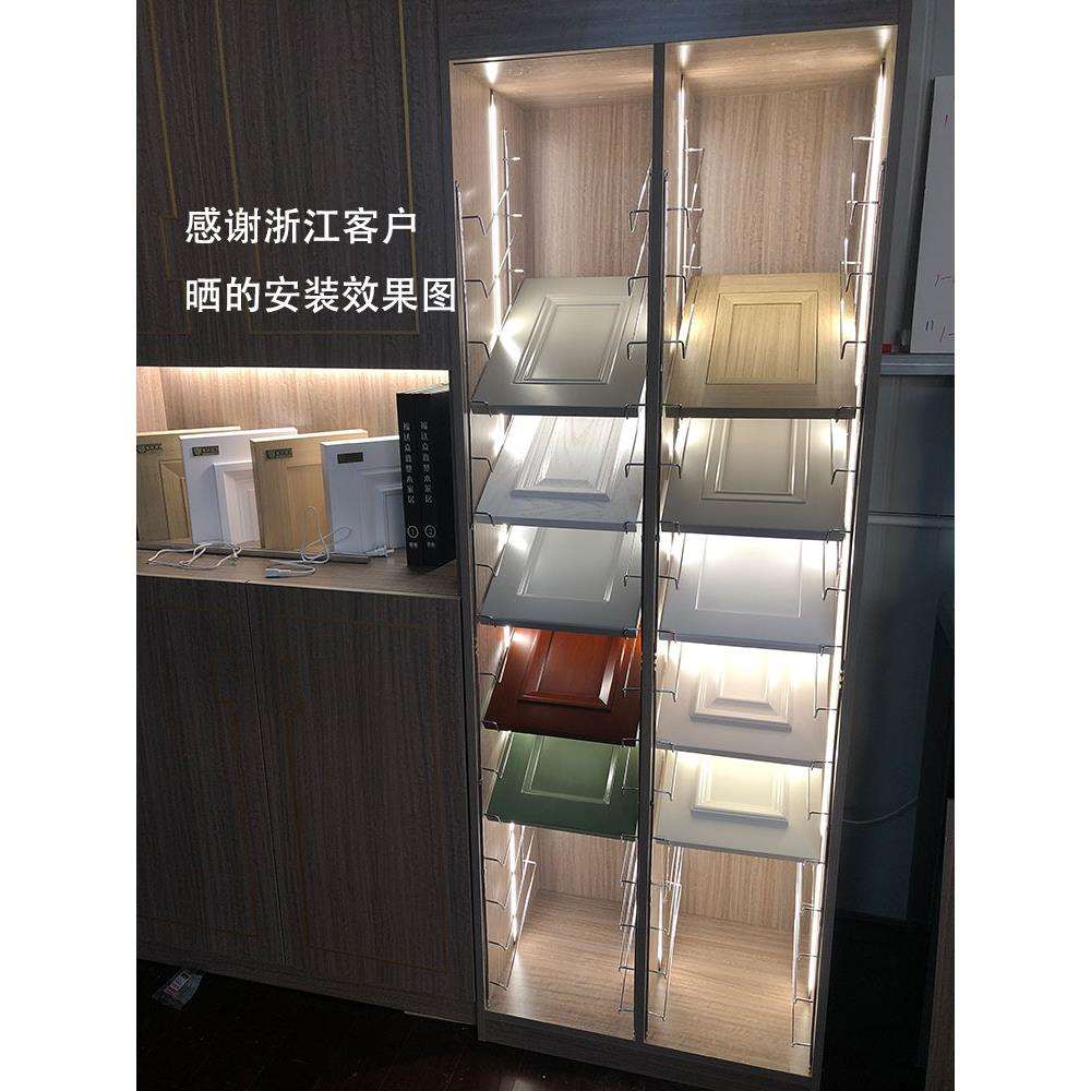 样板架五金橱柜门板样品展示架色板展示架瓷砖木板展架连体样板架