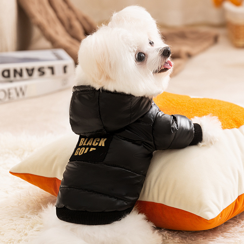 猫咪秋冬季石墨烯黑金羽绒服