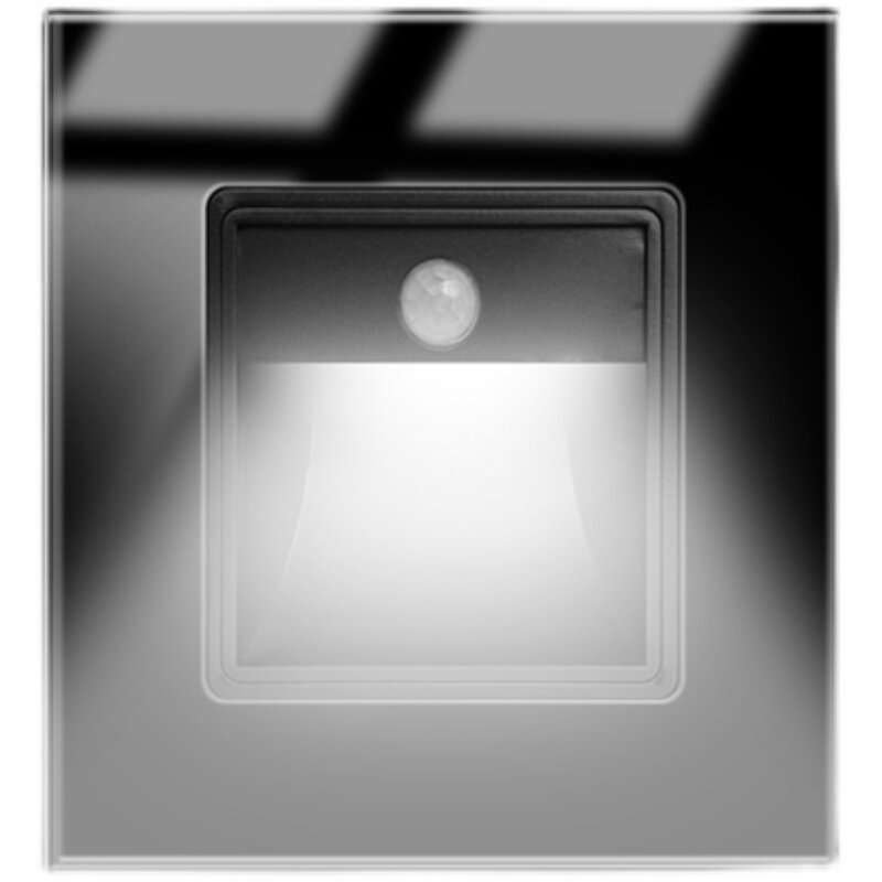型嵌入式地脚灯体感应走廊钢化带光控感应