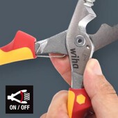 威汉合电工钳绝缘尖嘴剥线压接电缆剪9