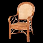 藤椅老椅单休闲办公真藤编织阳台办公三件藤椅