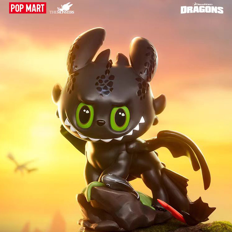 POPMART泡泡玛特 THE MONSTERS 驯龙高手手办LABUBU娃娃摆件
