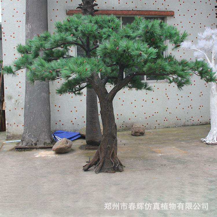 厂家定 制仿真树仿真松树假松树迎客松大型松树美人松雪松