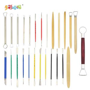 专业精雕油泥雕塑工具26件套 陶艺模型泥塑工具雕刻软陶泥雕工具
