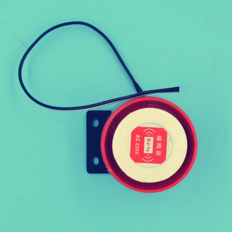 养殖孵化喇叭蜂鸣器220v高音工业110分贝通电响智能高分贝报警器