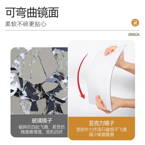 舞蹈软镜子墙自粘全身镜跳舞健身大镜子