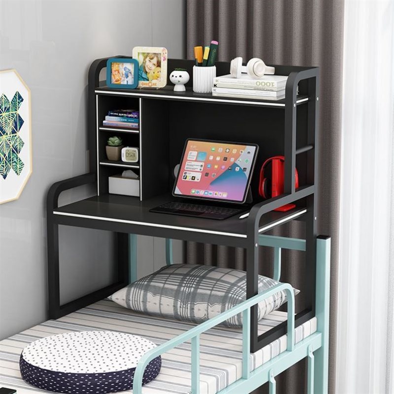 床上电脑懒人桌大学生宿舍床头书桌书架大号上铺悬空写字学习桌子