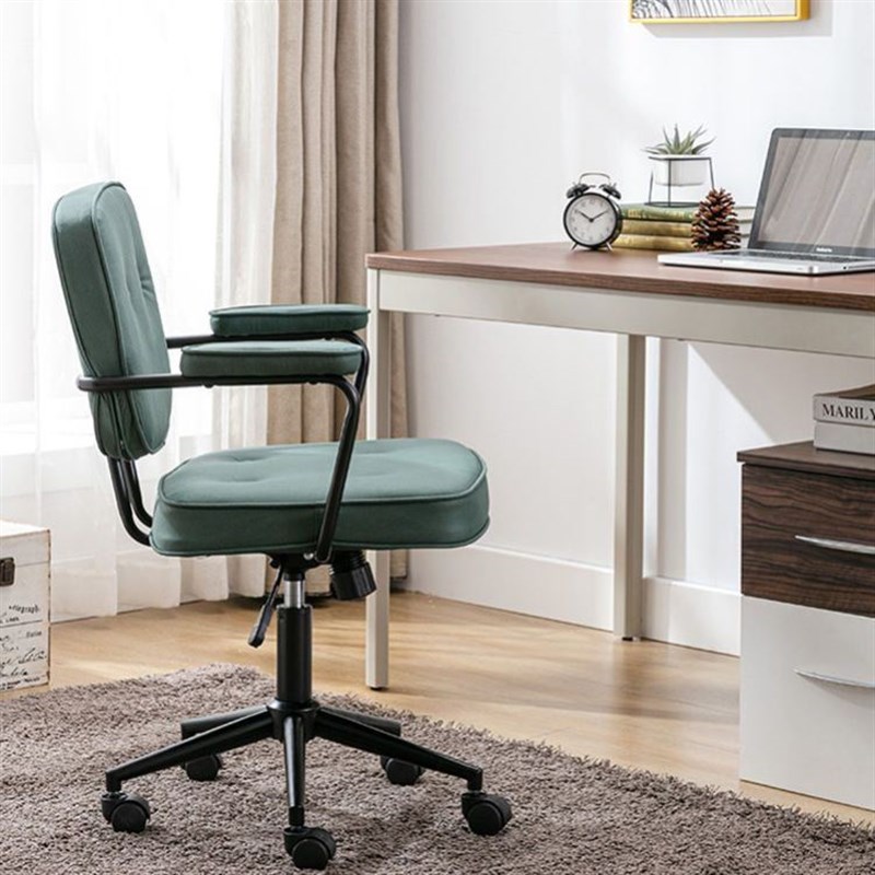电脑椅现代简约升降办公椅卧室书房椅子舒适久坐休闲家用学生转椅