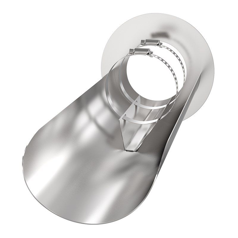 不锈钢防雨帽燃气热水器排烟管防雨罩外墙出风口壁挂炉风帽遮雨帽