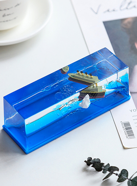 游轮流体漂流瓶邮轮会翻的船办公室电脑汽车泰坦尼号