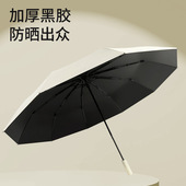 惟夕2寸大号全自动折叠雨伞女晴雨两用加固加厚抗风三人自动伞