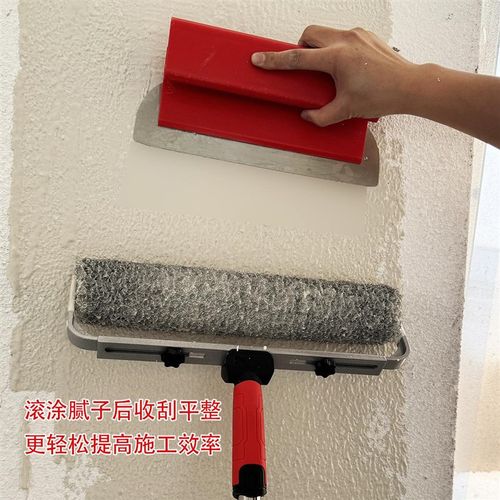 腻子滚筒腻子家装工装腻子粉滚涂施工腻子涂装刮腻子大白滚筒刷