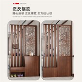 门厅屏风玄关鞋 柜一体衣帽架客厅进户门入户间厅柜