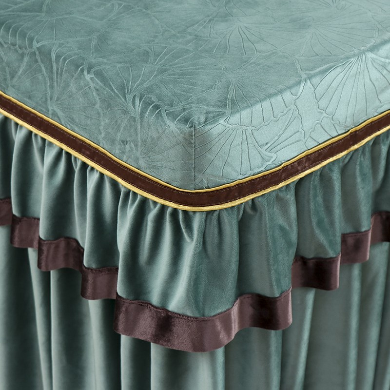 2023新款全自动麻将机正方形烤火桌子罩盖布防尘罩餐桌桌布电炉罩