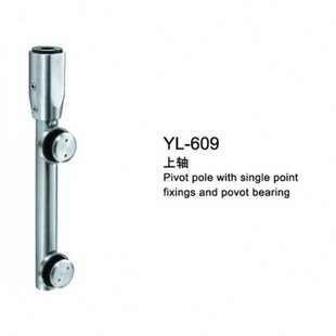 爵仕达铸钢加厚不锈钢340 圆柱多种地弹簧上下曲夹轴墙玻璃门配件