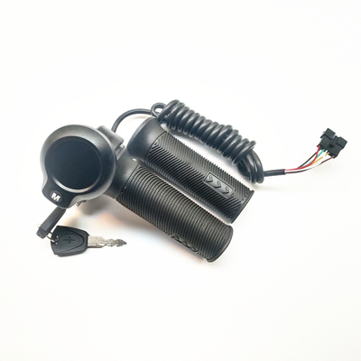 正步折叠车数字电量带锁转把车仪表屏显速度里程电量把手