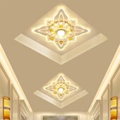 现代水晶嵌入式 过道灯走廊灯天灯玄关灯吊顶灯