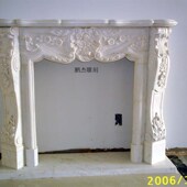 汉白玉壁炉 壁炉 雕塑壁炉 欧式 曲阳壁 雕壁炉 壁炉雕刻