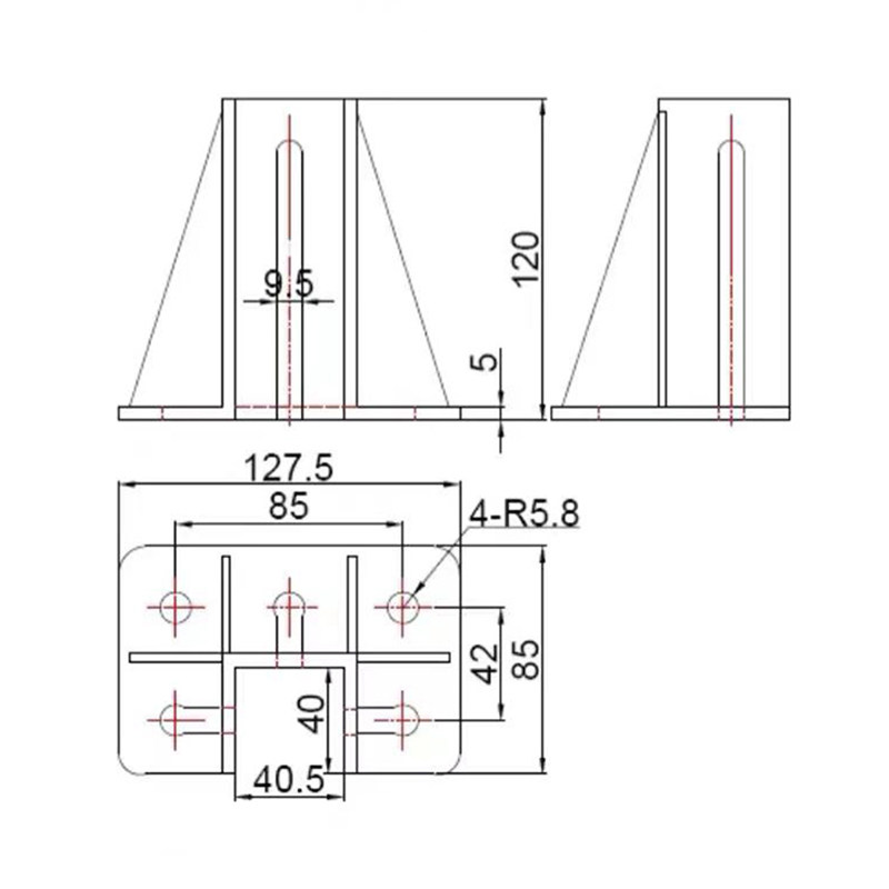 工业铝挤型材料铝地脚座围栏地脚支撑座固定底座支撑件,金属材料及制品,铝型材配件,淘宝优惠券,粉丝福利购,淘宝优惠卷