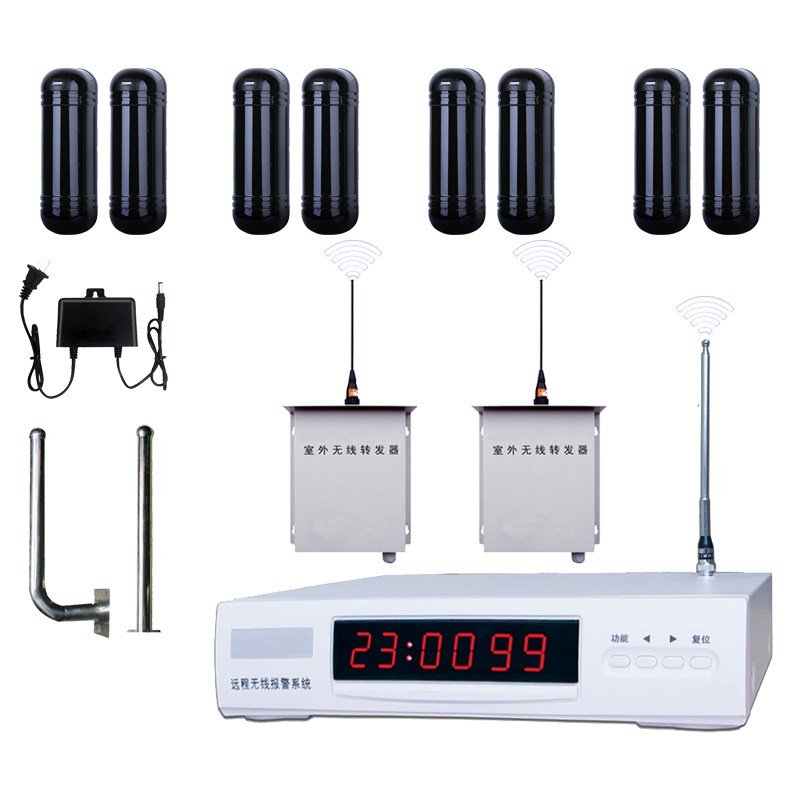 远距离大功率无线报警器 周界智能无线防盗报警系统 无线报警机