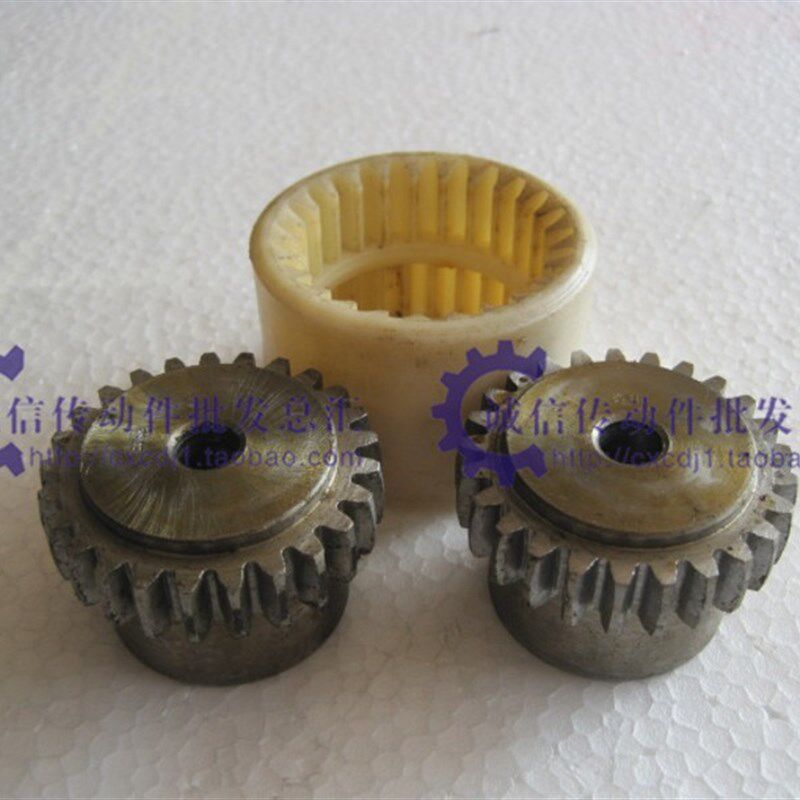 TGL齿型尼龙联轴器 双面齿轮联轴器 TGL1.5M28T/1.5M20T