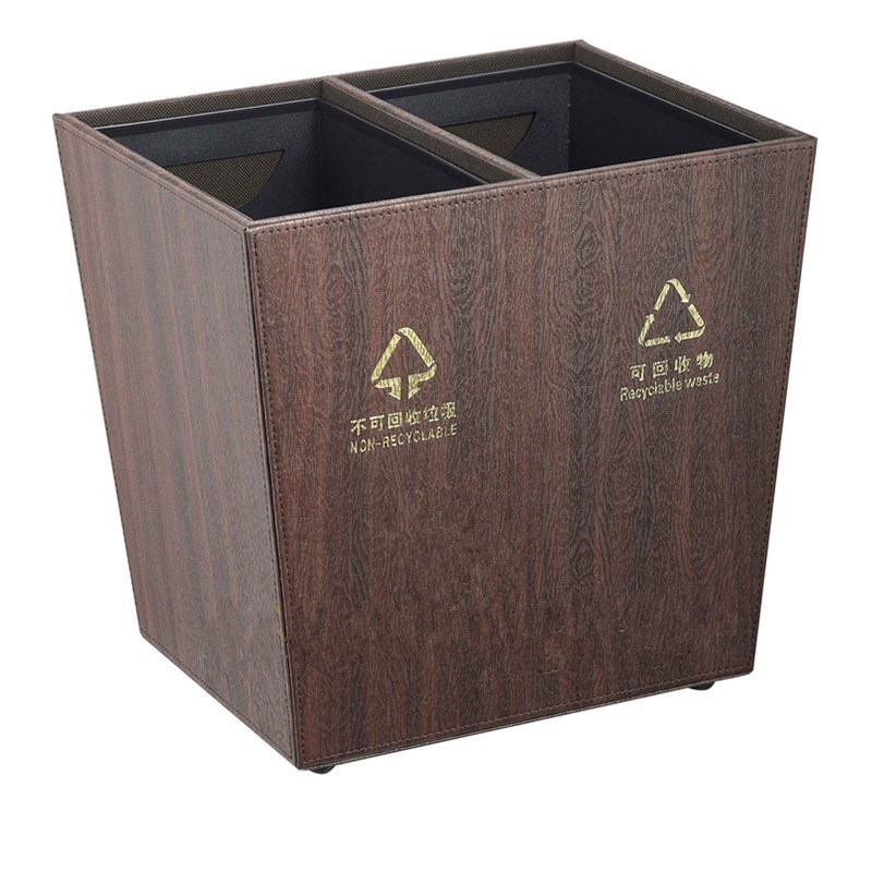 南方GPX-5L皮分类环保房间桶酒店客房分类垃圾桶商用办公室