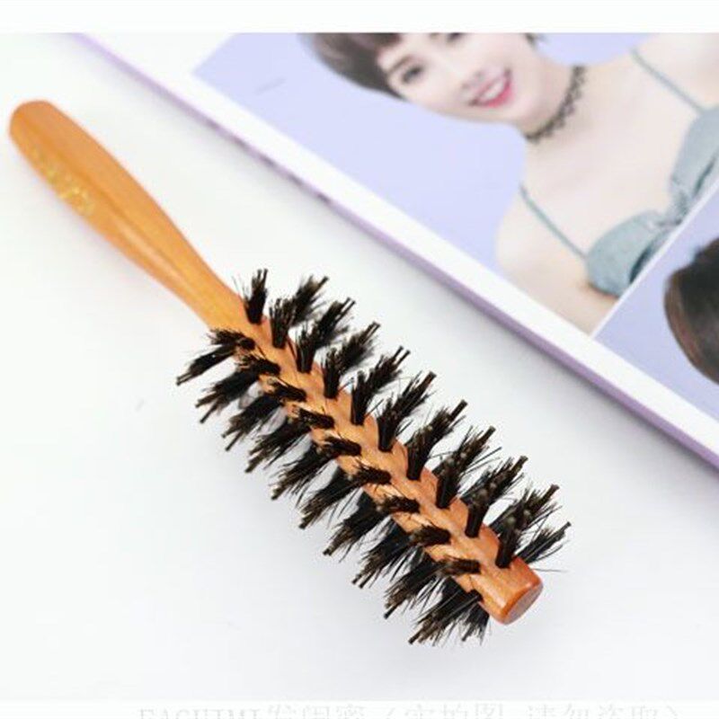 小滚梳颅顶蓬松防静电内扣卷发梳子迷你圆梳卷梳滚梳直发梳