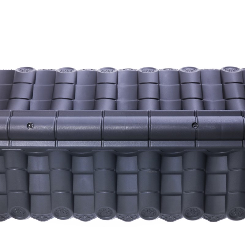 围墙瓦面墙头用瓦树脂仿古一体瓦片仿古塑料瓦马头墙压顶瓦片假