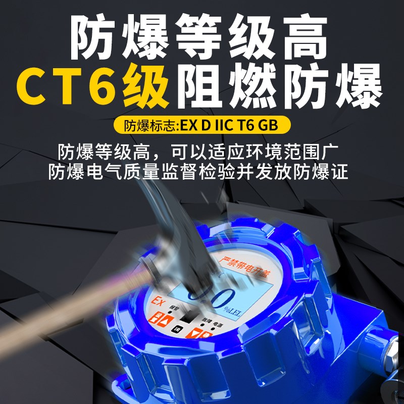 固定式甲醛气体检测仪CH2O浓度探测报警器独立式工业防爆探头装置