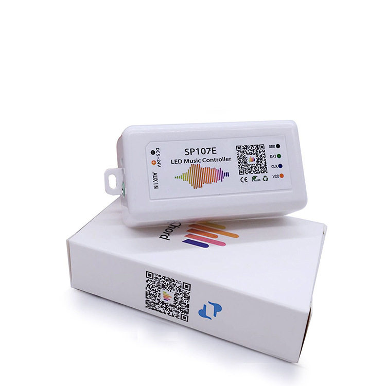 SP107E幻彩控制器全彩LED灯带5V-24V遥控智能智能遥控