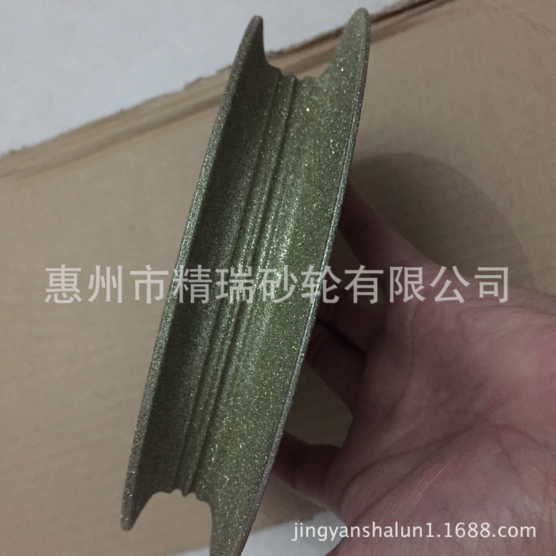 化妆棉粉扑模具砂轮,金钢砂轮镀砂成型,形状齐全,铝轮喷砂耐用磨