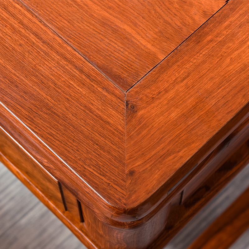 花梨木书桌全实木中式电脑桌家用写字桌刺猬紫檀红木办公桌写字台