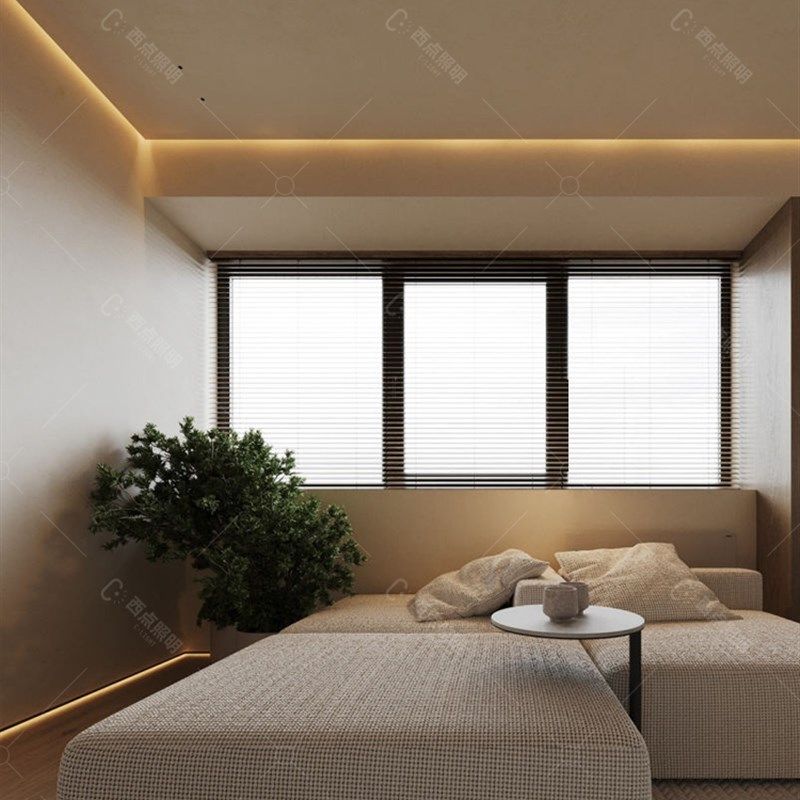 全光谱护眼2珠CO灯带2低蓝光米无降压高显指97自粘LED灯条