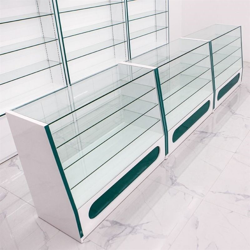 药店西药柜药房货架展柜木质烤漆玻璃柜诊所处方柜陈列柜整店定制