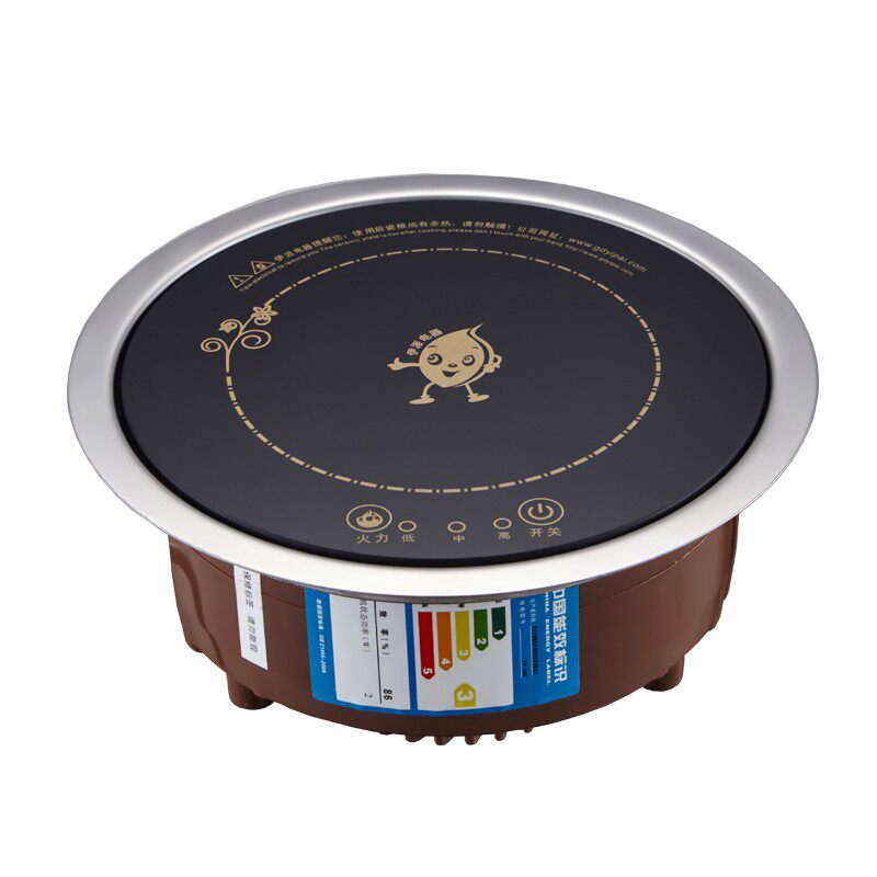 伊派火锅电磁炉圆形商用触摸嵌入式W迷你小型一一锅